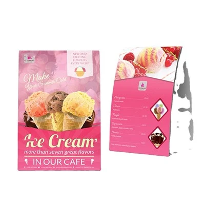 Menus personalizzati tal-Ħanut tal-Ġelat